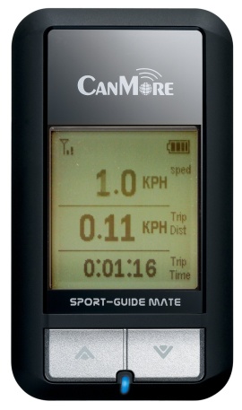 GPS Sport tracker (datalogger) Canmore GP-101, 1,8" LCD, čierna farba