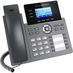 Grandstream GRP2604 SIP telefon, 2,48" LCD podsv. displej, 6 SIP účty,10BLF tl., 2x1Gbit porty