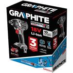 GRAPHITE ACCU Rázový uťahovák 18V, Li-Ion ENERGY+