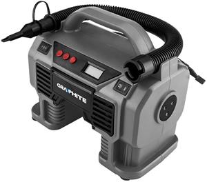 Graphite Aku kompresor 1640g, 12V, max. 11 barov
