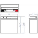 GREEN CELL Batéria AGM 12V 20Ah