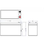 Green Cell batéria AGM 12V, 9Ah