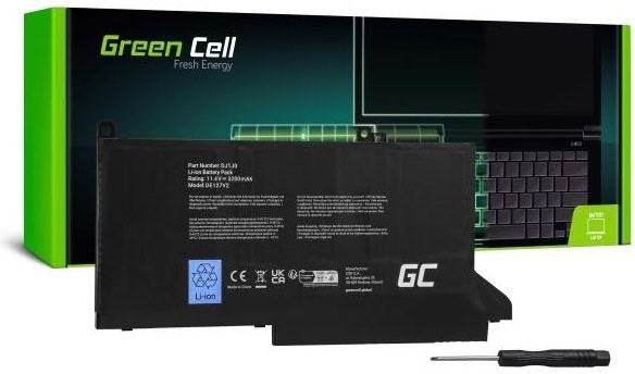 Green Cell batéria DJ1J0 pre Dell Latitude 7280, 7290, 7380, 7390, 7480, 7490