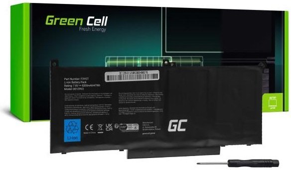 Green Cell batéria F3YGT pre Dell Latitude 7280, 7290, 7380, 7390, 7480, 7490