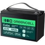 Green Cell CUBE fosfátová batéria pre, Solar, Off-Grid System, loď, LiFePO4, 125Ah, 12.8V, 1600Wh, lithium Iron