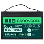 Green Cell CUBE fosfátová batéria pre, Solar, Off-Grid System, loď, LiFePO4, 125Ah, 12.8V, 1600Wh, lithium Iron