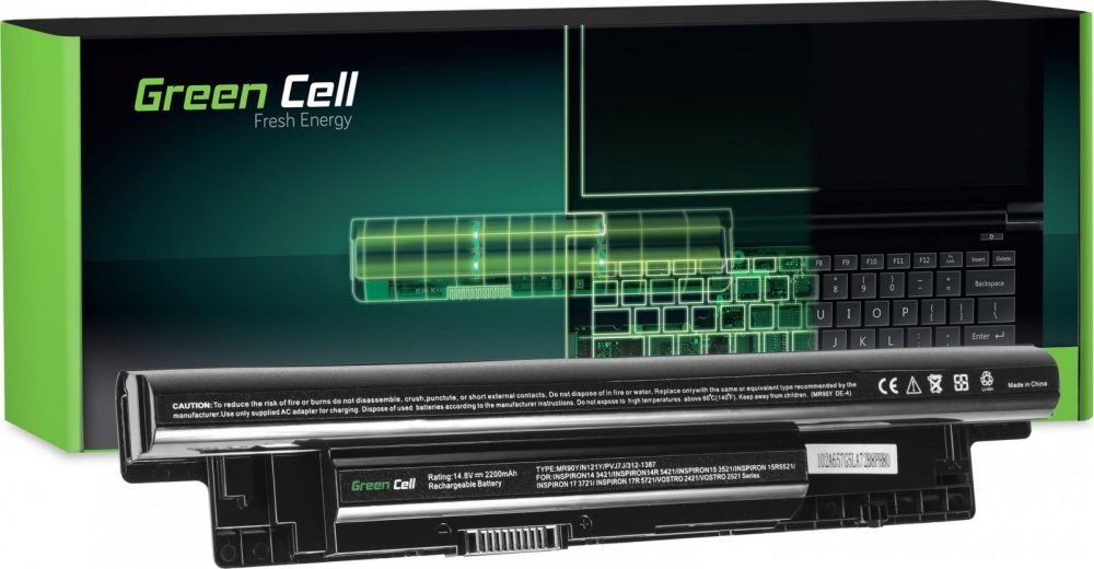 Green Cell DE109 batéria XCMRD pre Dell Inspiron 15 3521 3537 15R 5521 5535 5537 17 37