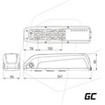 Green Cell E-Bike batéria 36V 13Ah Li-Ion Down Tube s nabíjačkou