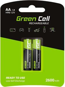 Green Cell GR05 2x Akumulátor AA HR6 2600mAh