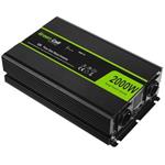 Green Cell menič napätia do auta 12V na 230V, 2000W/4000W, plná sínusoida