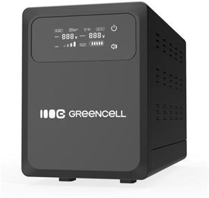 Green Cell neprerušiteľné power napájanie UPS, 2000VA, 1200W s LCD displejom