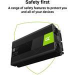 Green Cell Power Inverter 12V na 230V 3000W/6000W, čistá sínusoida