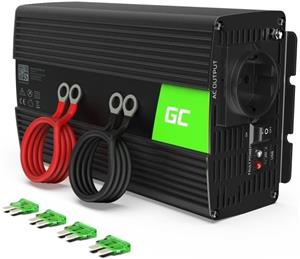 Green Cell Power Inverter menič napätia z 12V na 230V, 1000W/2000W, modifikovaná sínusoida