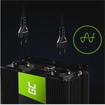 Green Cell Power Inverter menič napätia z 24V na 230V, 1500W/3000W, čistá sínusoida