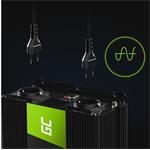 Green Cell Power Inverter menič napätia z 24V na 230V, 2000W/4000W, čistá sínusoida