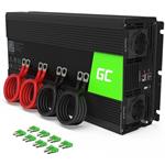 Green Cell Power Inverter menič napätia z 24V na 230V, 3000W/6000W, čistá sínusoida