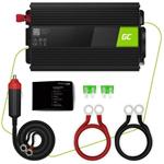 Green Cell Power Inverter menič napätia z 24V na 230V, 500W/1000W, modifikovaná sínusoida