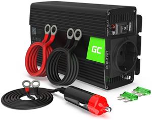 Green Cell Power Inverter menič napätia z 24V na 230V, 500W/1000W, modifikovaná sínusoida