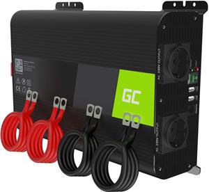 Green Cell Power Inverter PRO menič napätia z 12V na 230V, 2000W/4000W, čistá sínusoida
