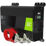 Green Cell Power Inverter PRO menič napätia z 12V na 230V, 300W/600W, čistá sínusoida