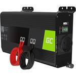 Green Cell Power Inverter PRO menič napätia z 12V na 230V, 500W/1000W, čistá sínusoida