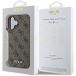 Guess 4G Charm kryt pre iPhone 16 Plus, hnedý