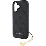 Guess 4G Charm kryt pre iPhone 16 Plus, sivý