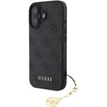 Guess 4G Charm kryt pre iPhone 16 Plus, sivý