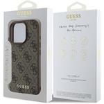 Guess 4G Charm kryt pre iPhone 16 Pro, hnedý