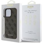 Guess 4G Charm kryt pre iPhone 16 Pro Max, hnedý