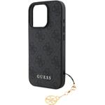 Guess 4G Charm kryt pre iPhone 16 Pro, sivý