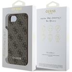 Guess 4G Charm kryt pre iPhone 16e, hnedý