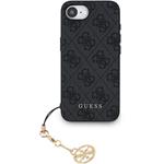 Guess 4G Charm kryt pre iPhone 16e, sivý