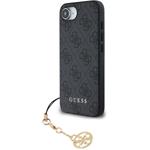 Guess 4G Charm kryt pre iPhone 16e, sivý