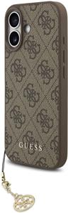 Guess 4G Charm kryt pre iPhone 17, hnedý