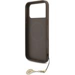 Guess 4G Charm kryt pre iPhone 17 Pro Max, hnedý