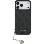 Guess 4G Charm kryt pre iPhone 17 Pro Max, sivý