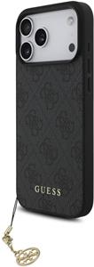 Guess 4G Charm kryt pre iPhone 17 Pro Max, sivý