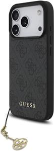 Guess 4G Charm kryt pre iPhone 17 Pro, sivý