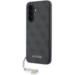 Guess 4G Charm kryt pre Samsung Galaxy A37, čierny