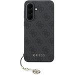 Guess 4G Charm kryt pre Samsung Galaxy A37, čierny