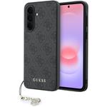 Guess 4G Charm kryt pre Samsung Galaxy A37, čierny