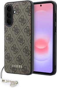 Guess 4G Charm kryt pre Samsung Galaxy A37, hnedý