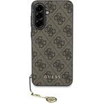 Guess 4G Charm kryt pre Samsung Galaxy A56, hnedý