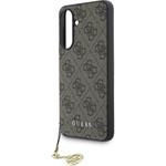 Guess 4G Charm kryt pre Samsung Galaxy A56, hnedý