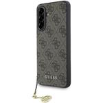 Guess 4G Charm kryt pre Samsung Galaxy A56, hnedý