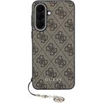 Guess 4G Charm kryt pre Samsung Galaxy A57, hnedý