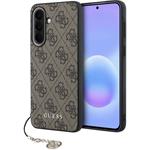 Guess 4G Charm kryt pre Samsung Galaxy A57, hnedý