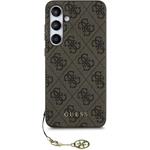 Guess 4G Charm kryt pre Samsung Galaxy S24 FE, hnedý