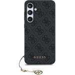 Guess 4G Charm kryt pre Samsung Galaxy S24 FE, sivý